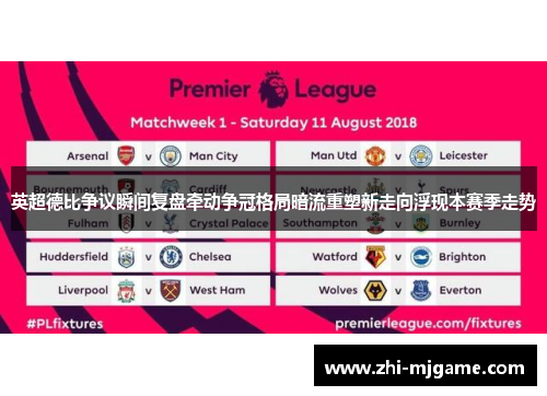 英超德比争议瞬间复盘牵动争冠格局暗流重塑新走向浮现本赛季走势